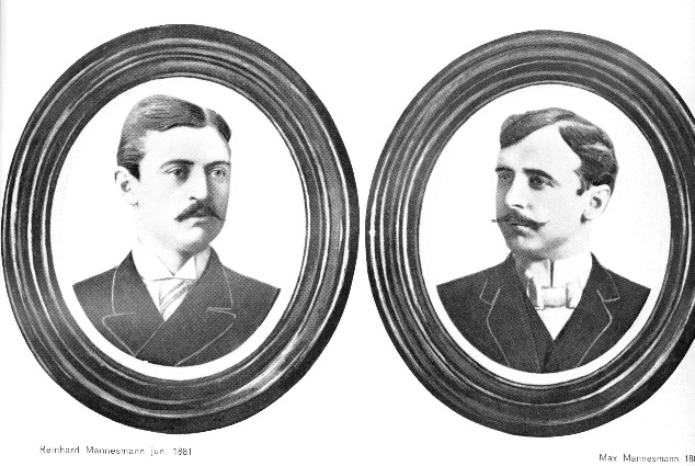 Reinhard (l.) und Max (r.) Mannesmann